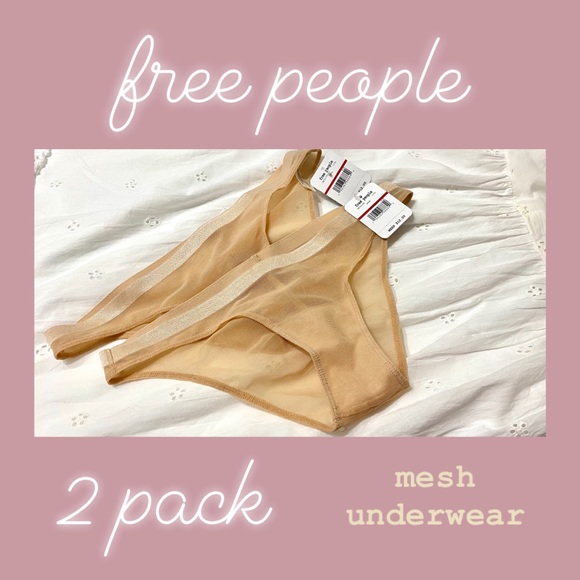 Free People Other - 2-Pack Free People (Intimately) Mesh Underwear